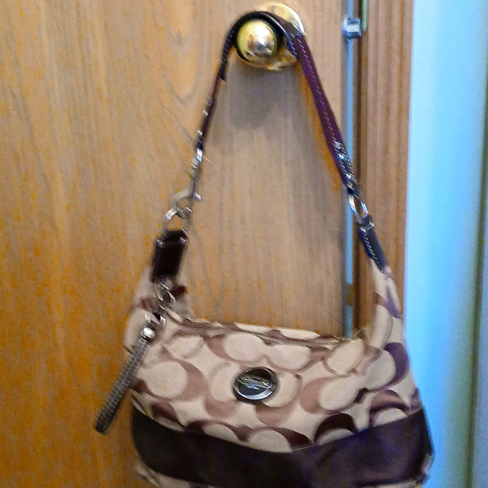 Coach brown/tan vintage handbag